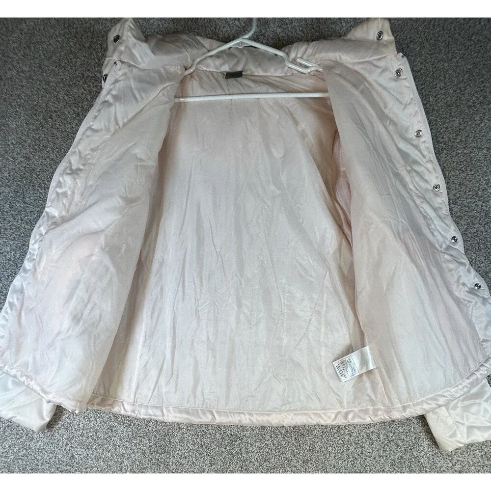 Nike Puffer Jacket Vest Size 16/18 XL Youth‎ Pink Removable Sleeves
